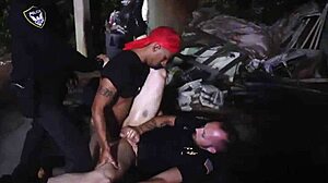 police officer takes the easy way with gay sex