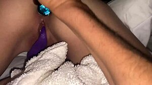 Brunette Teen 18+ Nurse Has Intense Orgasm with Butt Plug in Hospital!