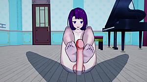 3D Hentai Girl With Big Ass And Tits Rides Huge Cock To Cum