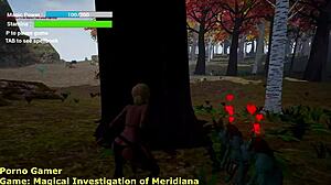 Exploring magical investigation of Meridiana in fantasy anime game