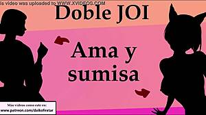 i'm tellin you to jerk off with double domination and femdom instructions