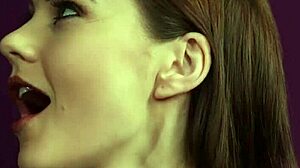 Eurobabe Gets Facial Cumshot on Pretty Face