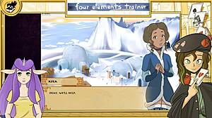 Lesbian Orgy in Avatar Game!