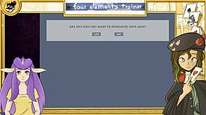 Lesbian Orgy in Avatar Game!