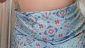 Alina Enjoys A Relaxing Shower