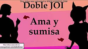 i'm tellin you to jerk off with double domination and femdom instructions