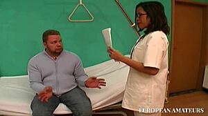 The Asian Nurse Sucks Cock Well to Be Forgiven for Being Late 😏