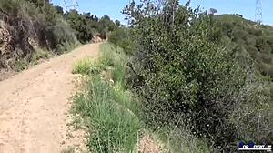 why is that spanish milf sucking big cock in mountains?