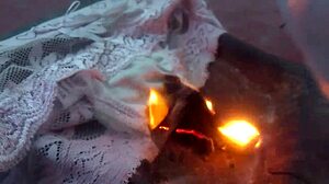 Russian panties burning in antiporno