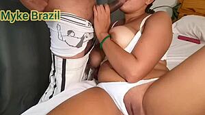 Myke Brazil Gives Debora Fire New Year Dick!