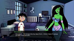 danny phantom, amity park part 26: genie handjob with cumshot!