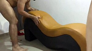 Nora Milf Rides Cock on Sofa, But It's Hardcore Fucking