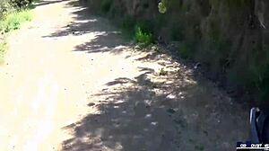 why is that spanish milf sucking big cock in mountains?