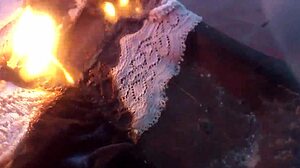 Russian panties burning in antiporno