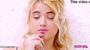 Blonde Teen Dominates Wild Action