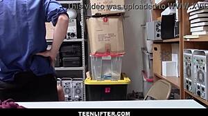 Skinny Blonde Shoplifter Emma Hix Caught and Fucked