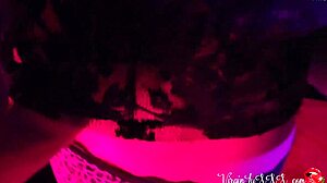 Teen sucking and fucking in the disco club?