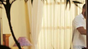 Julia Roca's Secret Getaway Involves Strapon Play and Handjob Cumshot