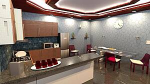 Let's play Lily's curse part one with brunette and redhead characters