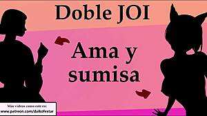 i'm tellin you to jerk off with double domination and femdom instructions