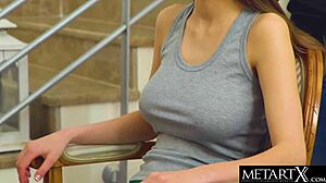 Watch her big tits bounce while she masturbates to intense orgasm! 😍