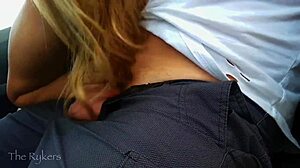 Why is this slurry girl giving road head and bj in the back seat?