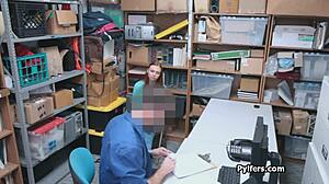 Czech Hottie Caught on Hidden Cam and Pounded by Mall Security