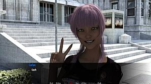 Let's play Lily's curse part one with brunette and redhead characters