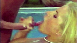 Gina Wild's epic facials compilation with swallow, bukkake, and blowbang 😍