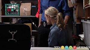 Skinny Teen Emma Hix Caught Shoplifting