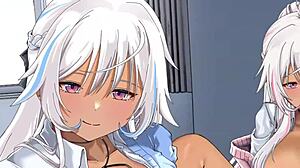 Daru entwines with twin black bitches!