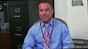 Boy Earns Bonus with Intense Gay Sex and Dome