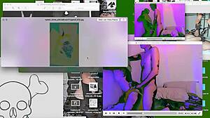 gay twink bareback fucking on webcam desk