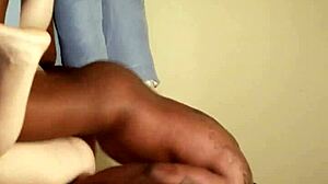 amateur whore gets doggystyle fucking in pussy and ass with big black cock