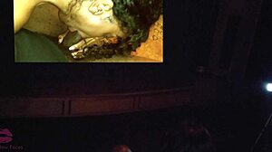 awesome two-way webcam connects sexy couple with horny girl