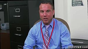 Boy Earns Bonus with Intense Gay Sex and Dome