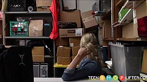 Skinny Teen Emma Hix Caught Shoplifting