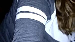 horny milf gives amateur blowjob at home