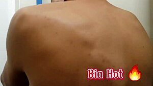 Bigbambu Catches Bia Hot Sucking Cock In Bathroom