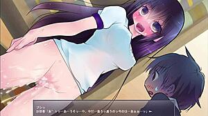 Anime Game Exposes Playful Girl Part 1