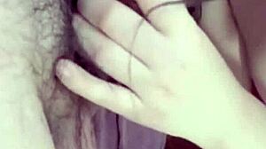 Girlfriend Plays With Wet Pussy On Balcony