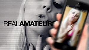 Amateur blonde hottie teases small tits while fingering on webcam