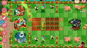 Nutaku booty farm hentai game flashes big tits and ass in anime fantasy