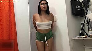 I discover my stepbrother masturbating with huge ass