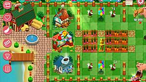 Nutaku booty farm hentai game flashes big tits and ass in anime fantasy