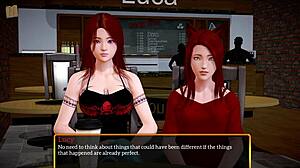 teen with big tits plays erotic game