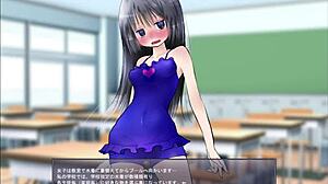 Anime Game Exposes Playful Girl Part 1