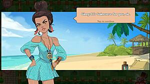 Nutaku booty farm hentai game flashes big tits and ass in anime fantasy