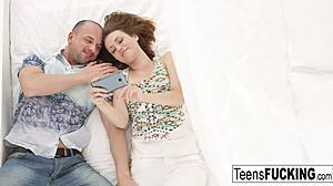 selfie fun with pretty sofy turns into sex