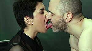 Cum Dripping From Mouth After Intense Blowjob